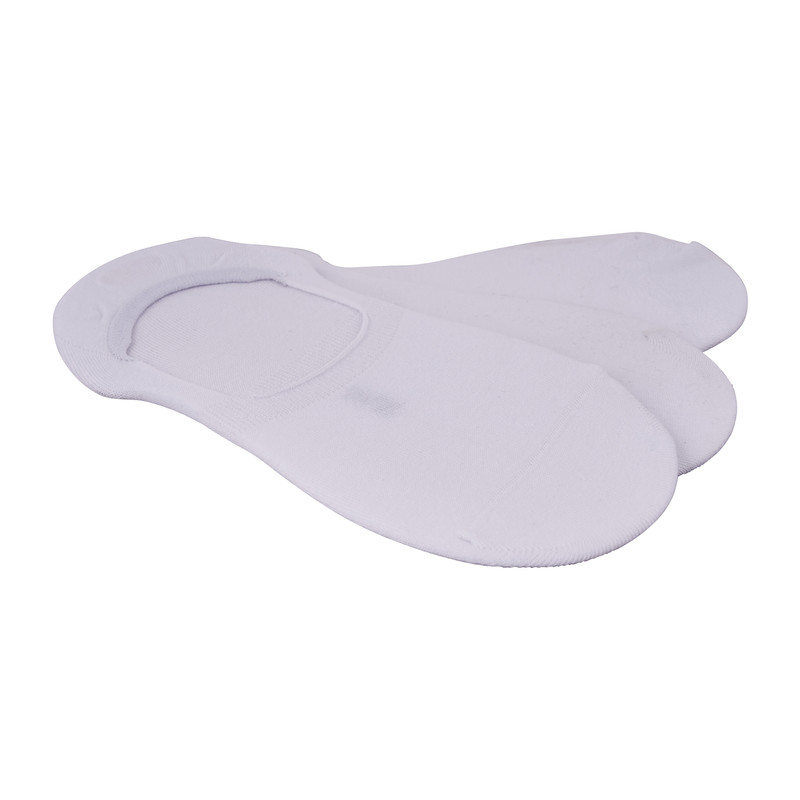 Sneakersokken 42-47 - wit - 3 paar