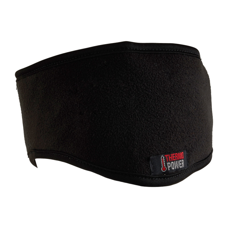 Hoofdband met klittenband - zwart