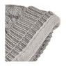 Dames muts - grijs glitter