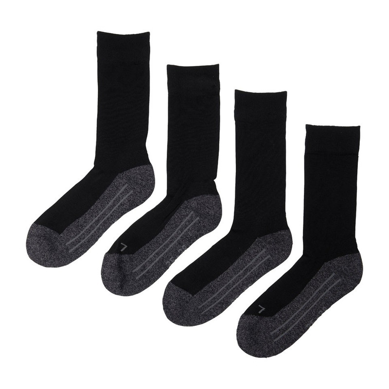 Coolmax bamboe sokken 43/46 - zwart - 2 paar