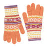 Handschoenen Folklore - oranje - one size