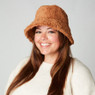 Bucket hat teddy - bruin - one size