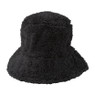 Bucket hat  teddy - zwart - one size