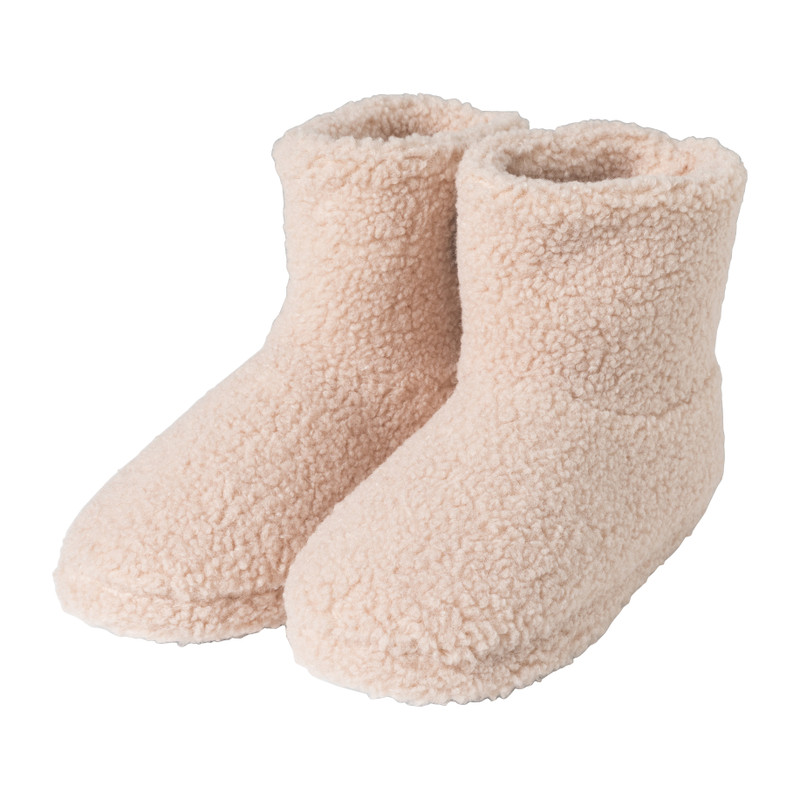 Pantoffels teddy - roze - maat 37/38