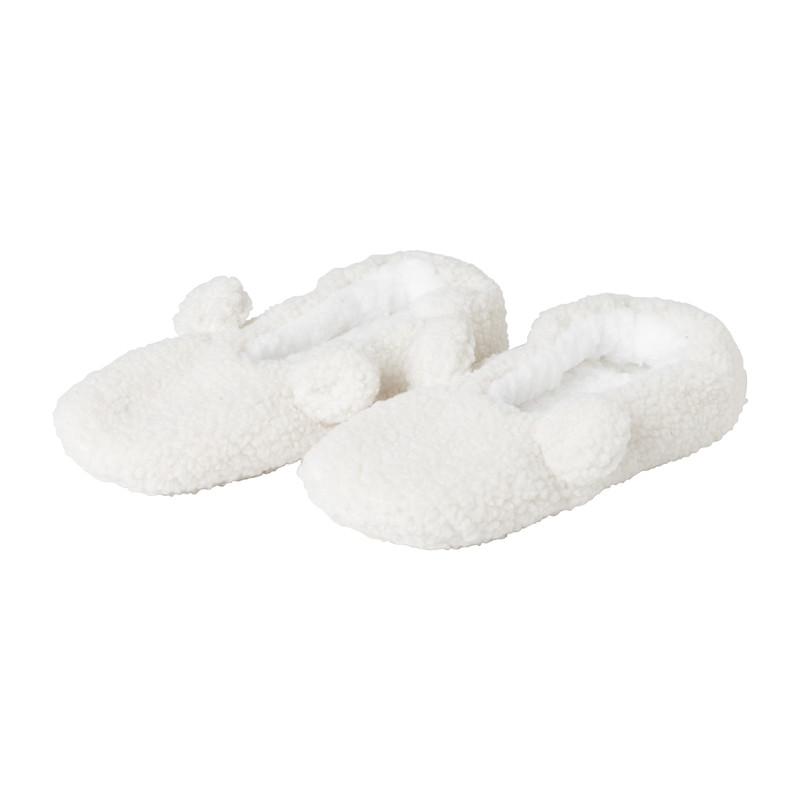 Ballerina Pantoffels - wit - maat 37/39