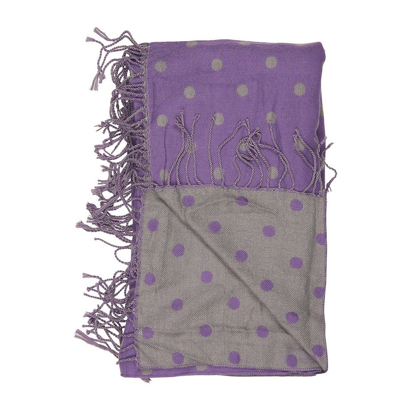 Sjaal stippen - paars