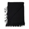 Omslagdoek met split - zwart