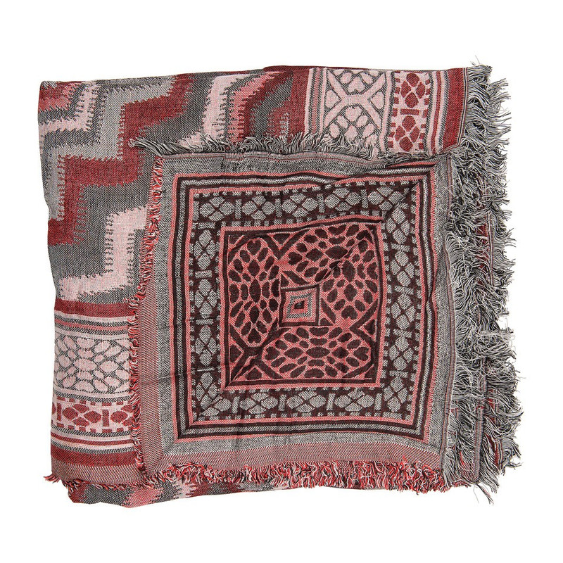 Sjaal met zigzag patroon