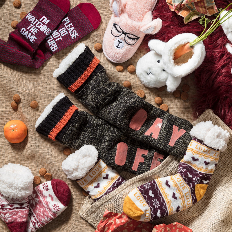 Huissokken Noors - roze - maat 36/41