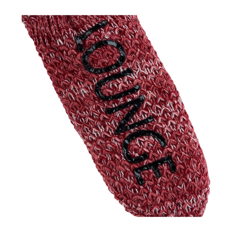 Huissokken loungewear - rood - maat 36/41