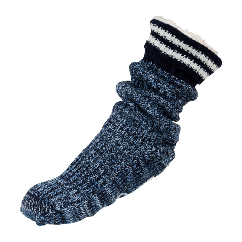 Huissokken loungewear - antraciet - maat 41/46