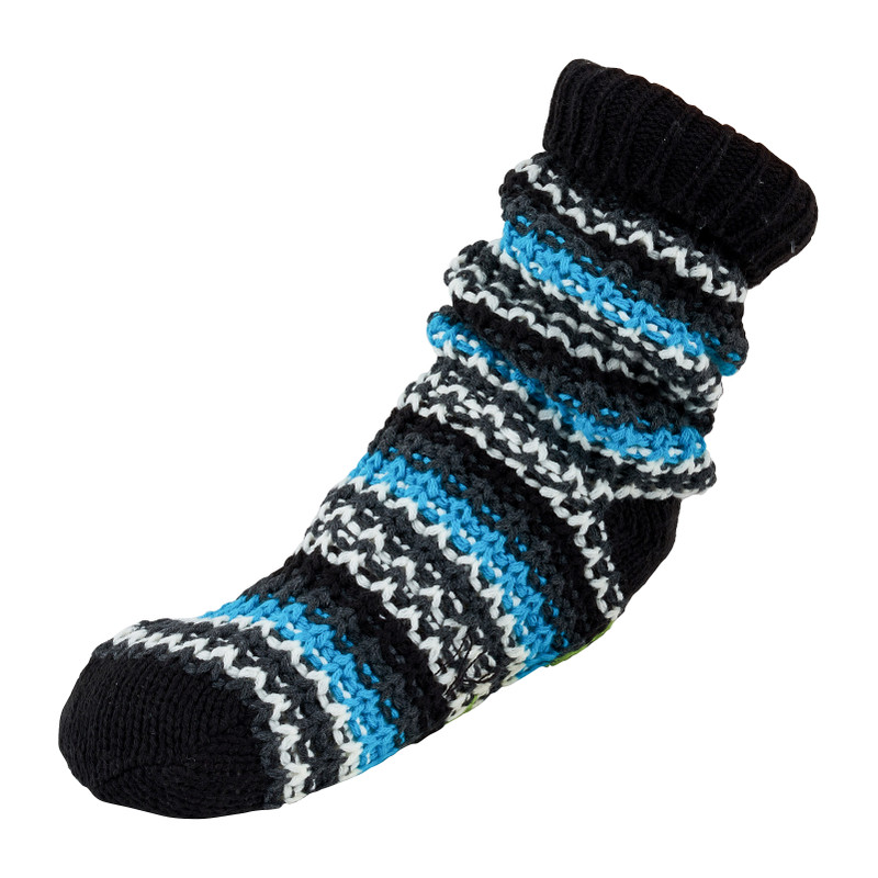 Huissokken loungewear - grijs/groen - maat 41/46