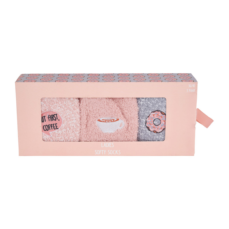 Giftbox sokken - koffie - maat 36/41