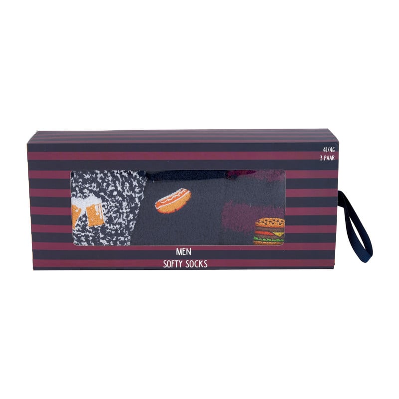 Giftbox sokken - fastfood - maat 41/46