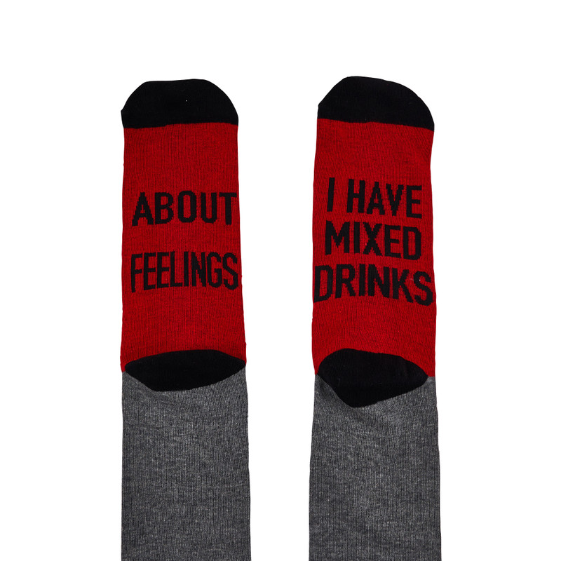 Sokken mixed drinks - diverse kleuren - maat 41/46