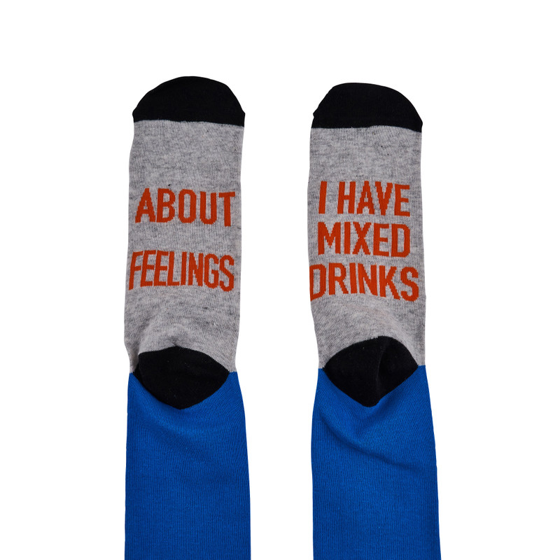 Sokken mixed drinks - diverse kleuren - maat 41/46
