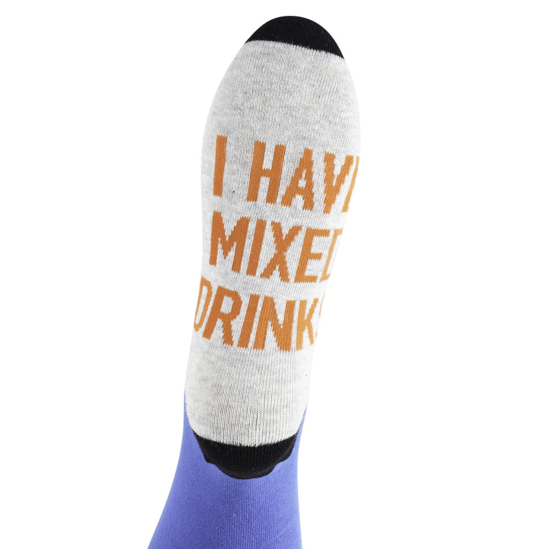 Sokken mixed drinks diverse kleuren - maat 41/46 | Xenos