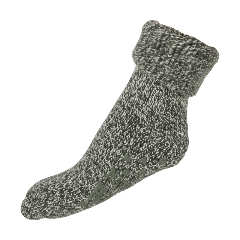 Wollen sokken - donkergroen - maat 39-42
