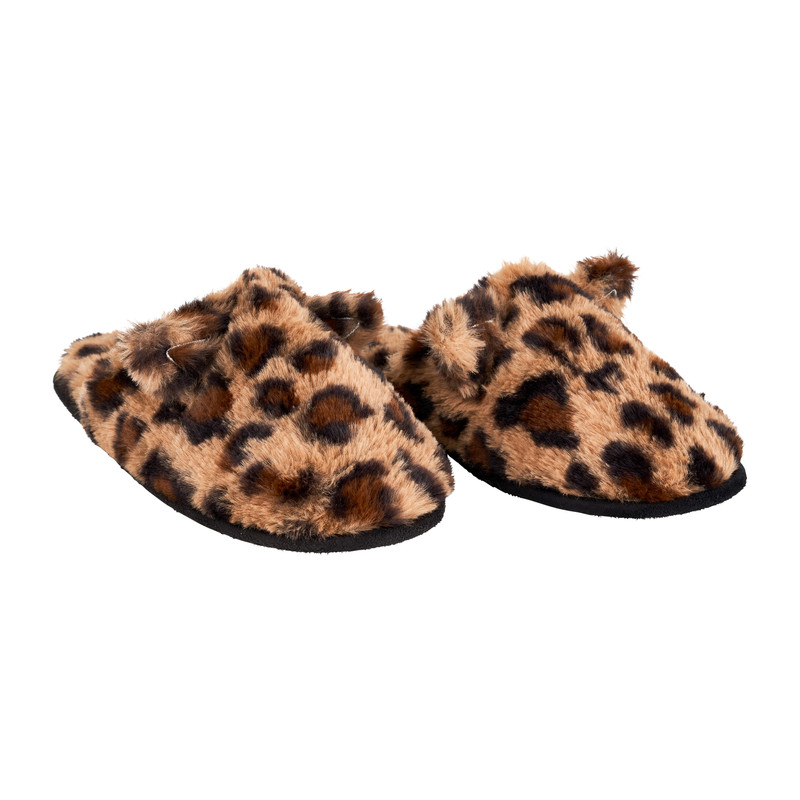 Pantoffels luipaard