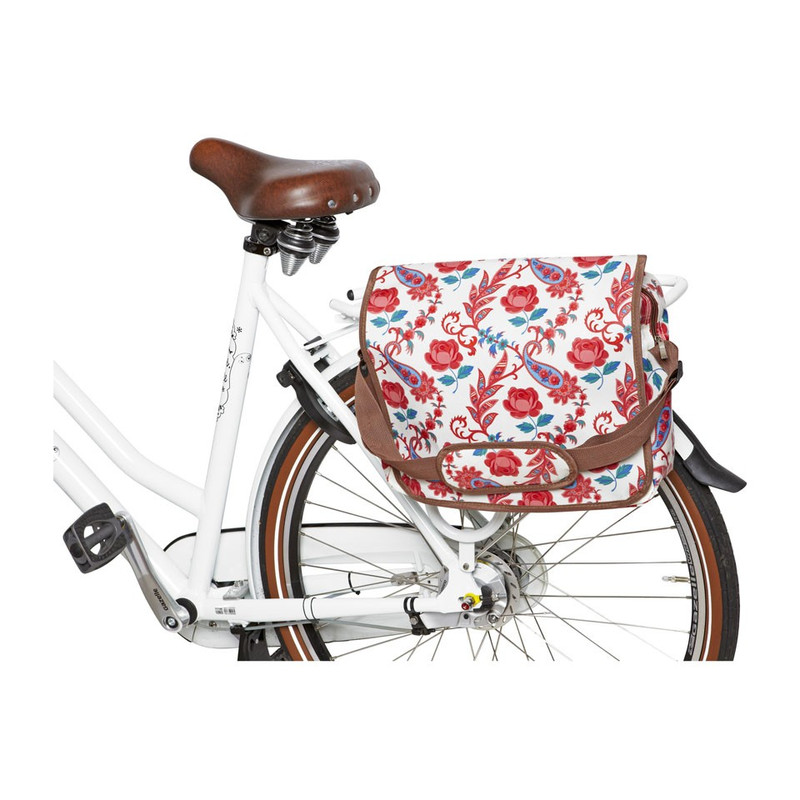 Fiets-/schoudertas creme 