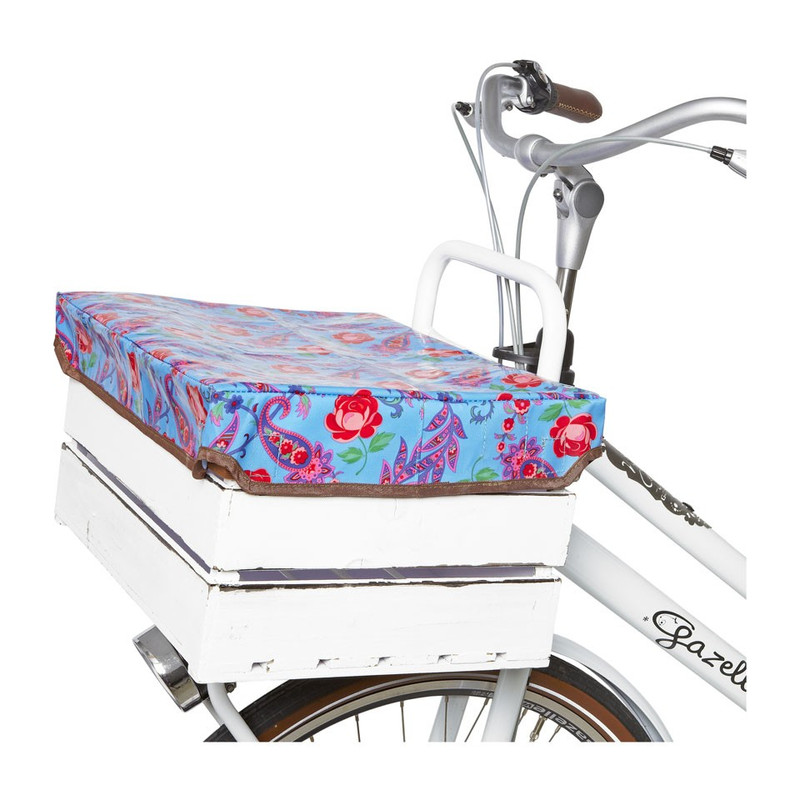 Afdekhoes voor fietskrat blauw