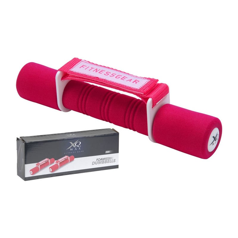 XQ Max Foam Dumbbels - 2 x 0.5 kg - fuchsia