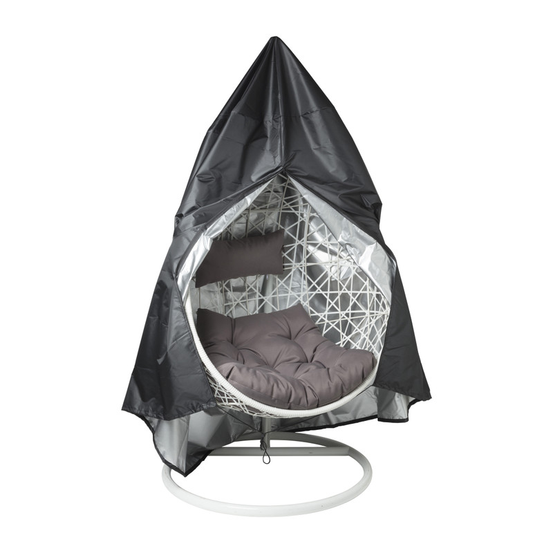 Hoes voor hangstoel swing - zwart - ø115x190 | Xenos
