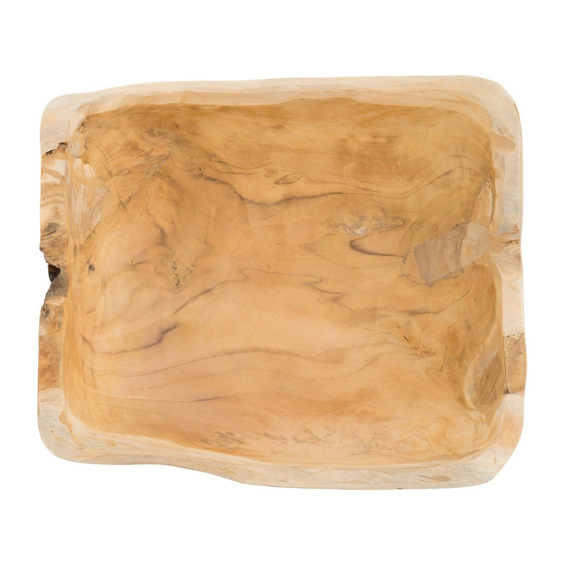 Schaal roots rechthoekig - 27x23 cm