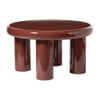 Salontafel Mira - rood - ø60x33 cm
