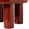 Salontafel Mira - rood - ø60x33 cm
