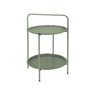 Bijzettafel groen - metaal - ø50x66 cm