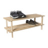 Schoenenrek 2-laags - hout - 30x77x26 cm