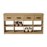Schoenenkast 3-laags 12 vakken - bruin - 50x100x30 cm