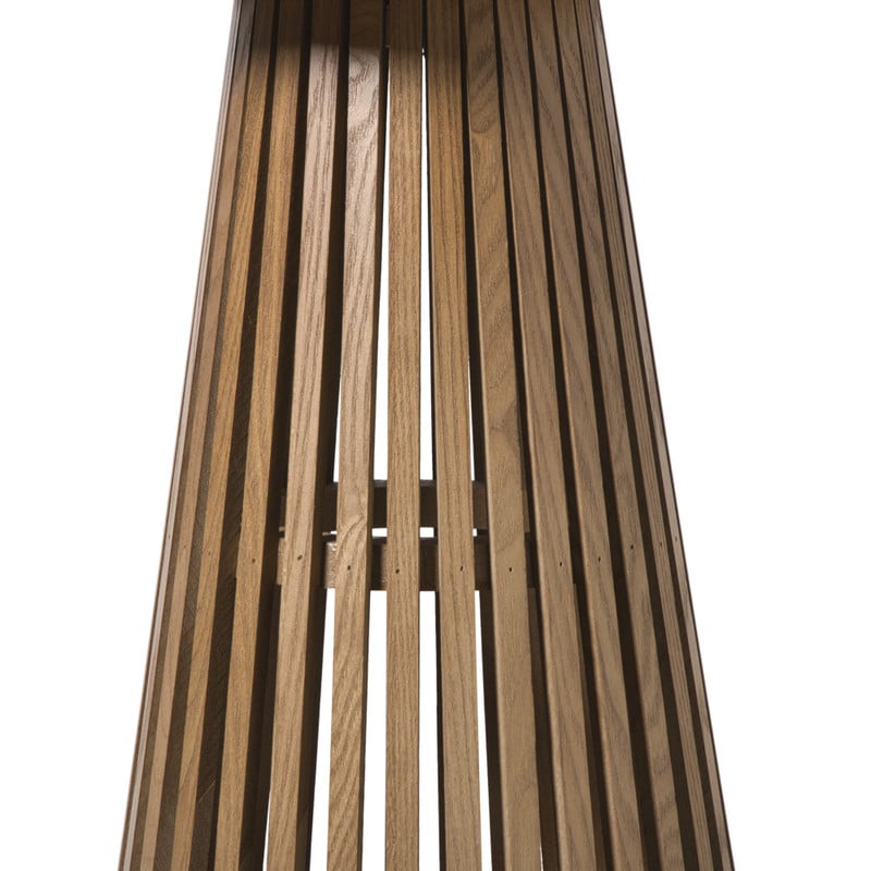 Bijzettafel Japandi rond - bruin - ø40x50 cm