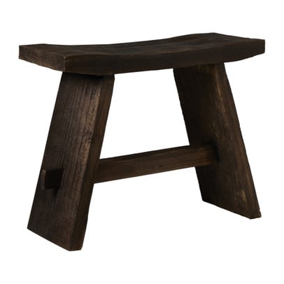 Krukje hout - donkerbruin - 50x40x20 cm