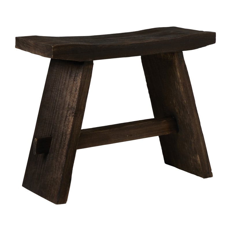 Krukje hout - donkerbruin - 50x40x20 cm