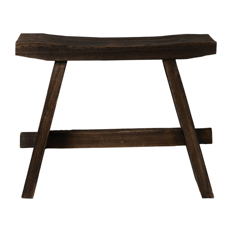 Krukje hout - donkerbruin - 50x40x20 cm