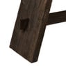Krukje hout - donkerbruin - 50x40x20 cm