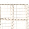 Wandrek wire 9 vakken - beige - 40x40x10 cm