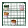 Wandrek wire 9 vakken - groen - 40x40x10 cm