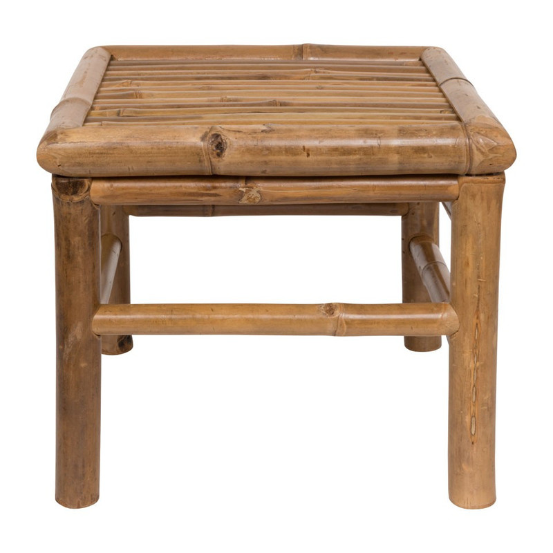 Bijzettafeltje bamboe - 31x31x26 cm