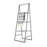 Metalen ladder - 159 cm - zwart