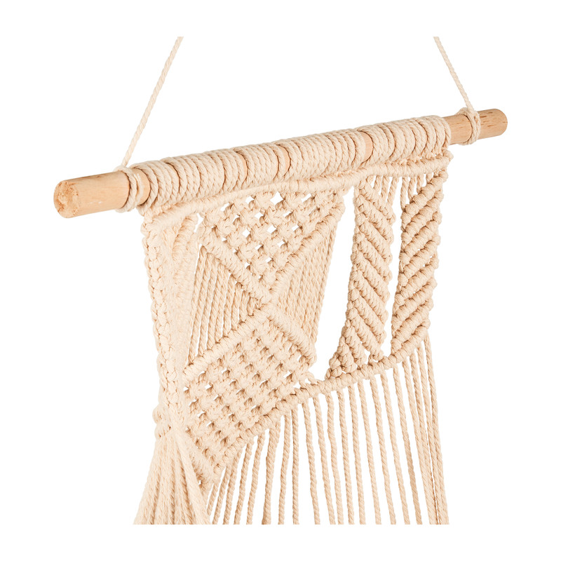 Dieren hangstoel macramé - 50x40x110 cm