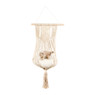 Dieren hangstoel macramé - 50x40x110 cm