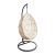 Hangstoel swing - naturel - 95x95x200 cm
