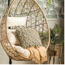 Hangstoel swing - naturel - 95x95x200 cm