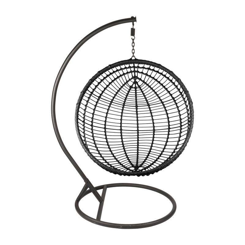 Hangstoel cocoon XL - zwart 