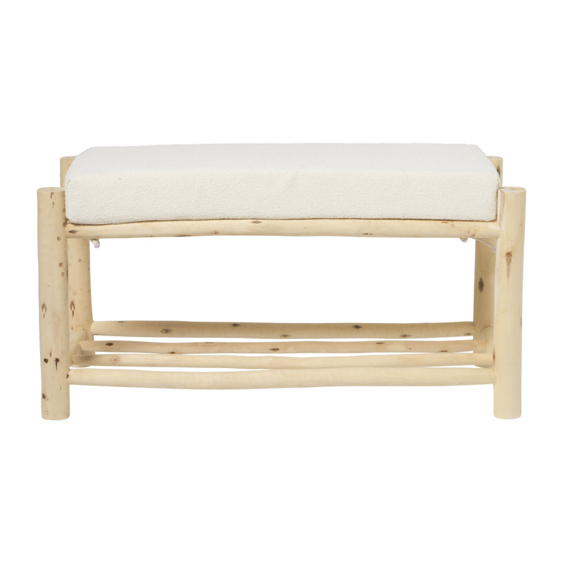 Hocker met kussen Shanghai - 35x72x32 cm