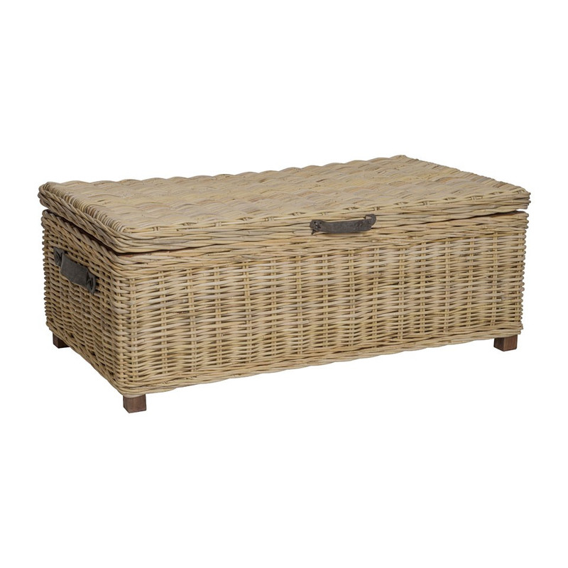 Rieten kist Kobo - 120x65x45 cm - bruin