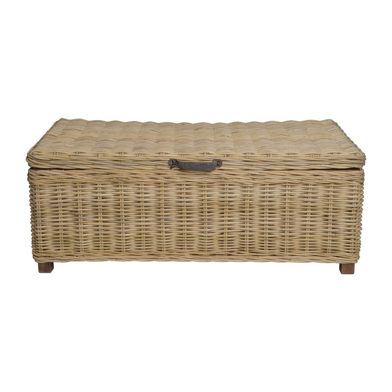 Rieten kist Kobo - 120x65x45 cm - bruin